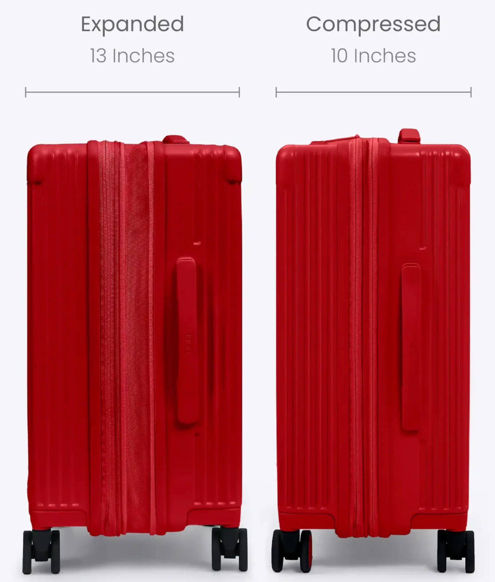 Nobl Carry-On: All-in-One Expandable - Cherry Red - Image 6