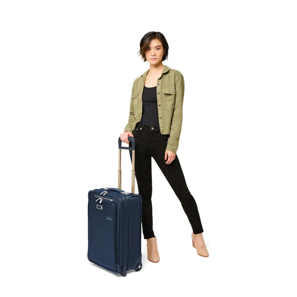Briggs & Riley Baseline Essential 2-Wheel Carry-On - Navy - Image 7