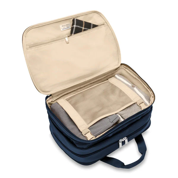 Briggs & Riley Baseline Expandable Cabin Bag - Navy - Image 4