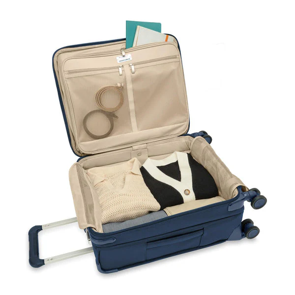 Briggs & Riley Baseline Global Carry-On Spinner - Navy - Image 6
