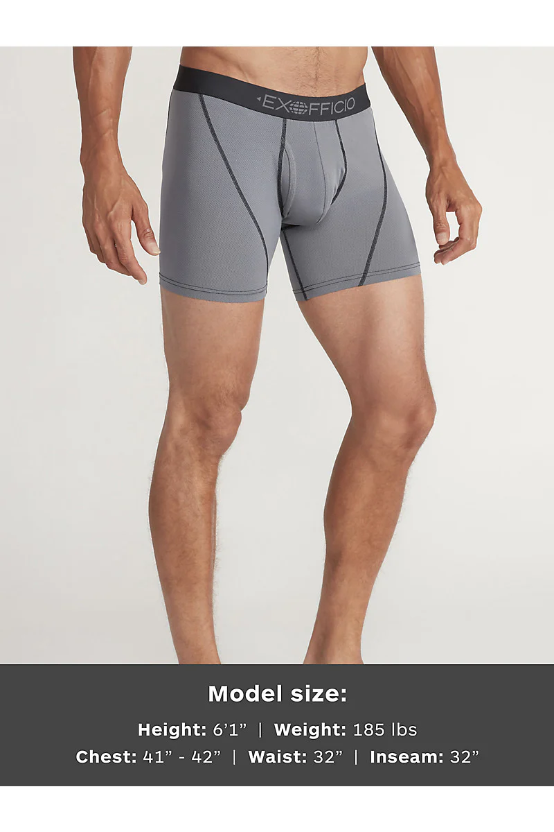 ExOfficio Men's Give-N-Go 2.0 Sport Mesh 6" Boxer Brief - Image 4