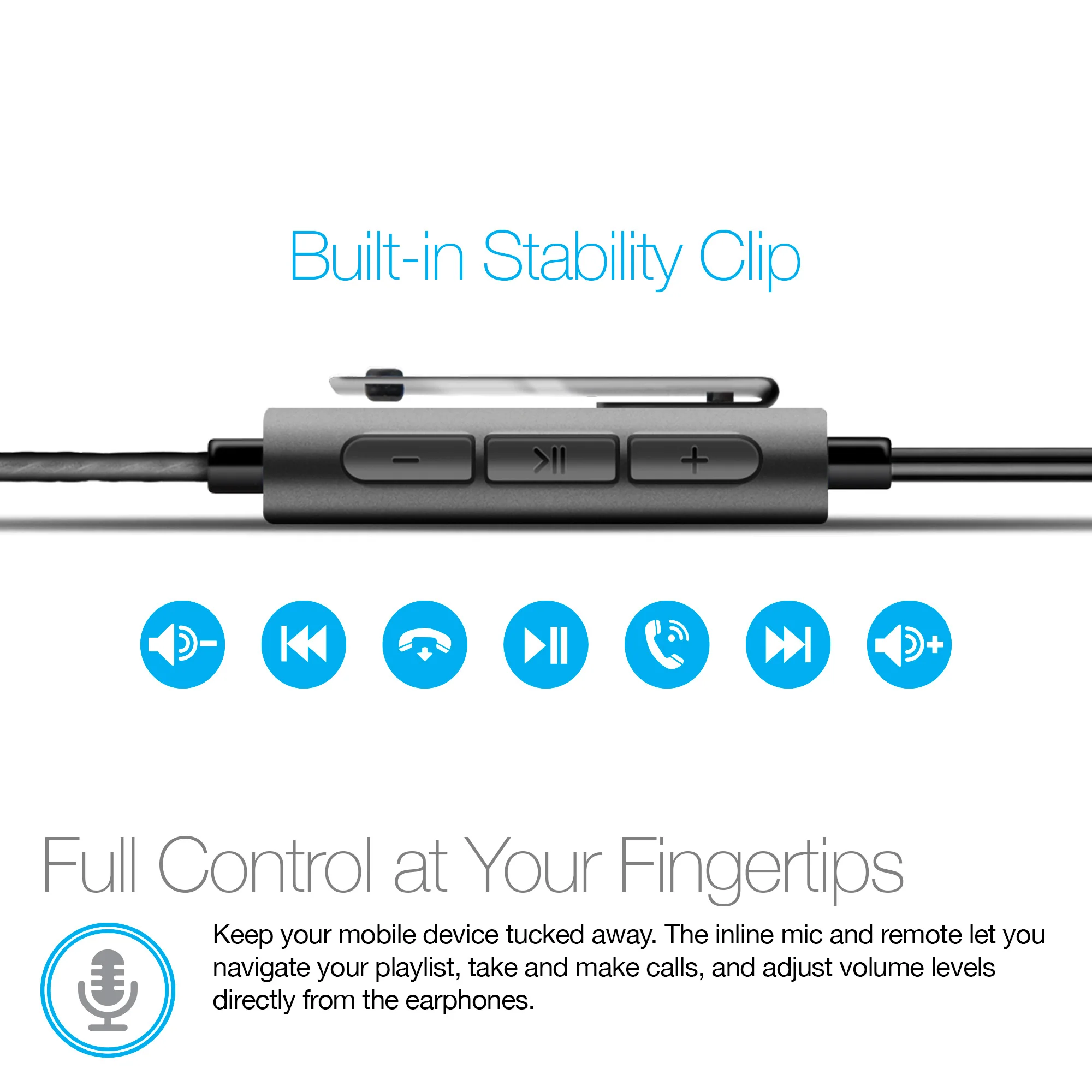 Naztech X1 ANC Noise Cancelling Earphones - Wired - Image 5