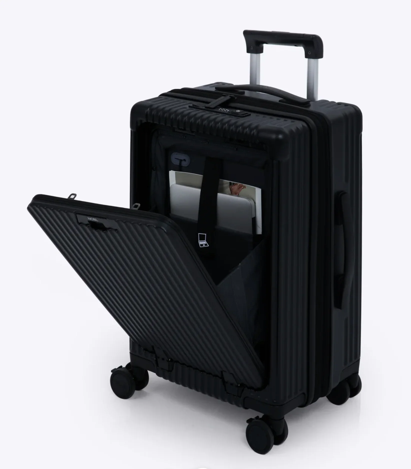 Nobl Carry-On: All-in-One Expandable - Jet Black - Image 3