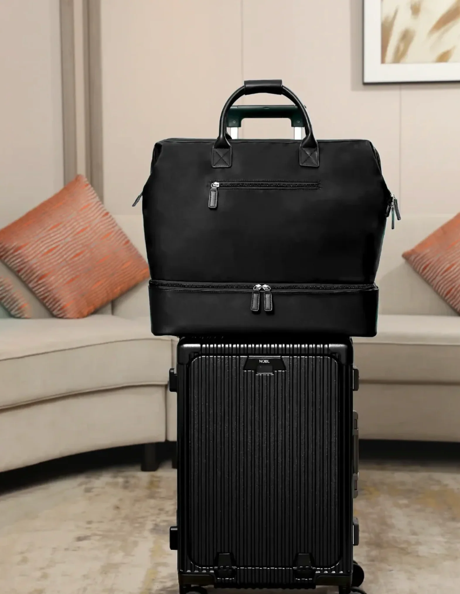 Nobl Weekender Bag - Jet Black - Image 7