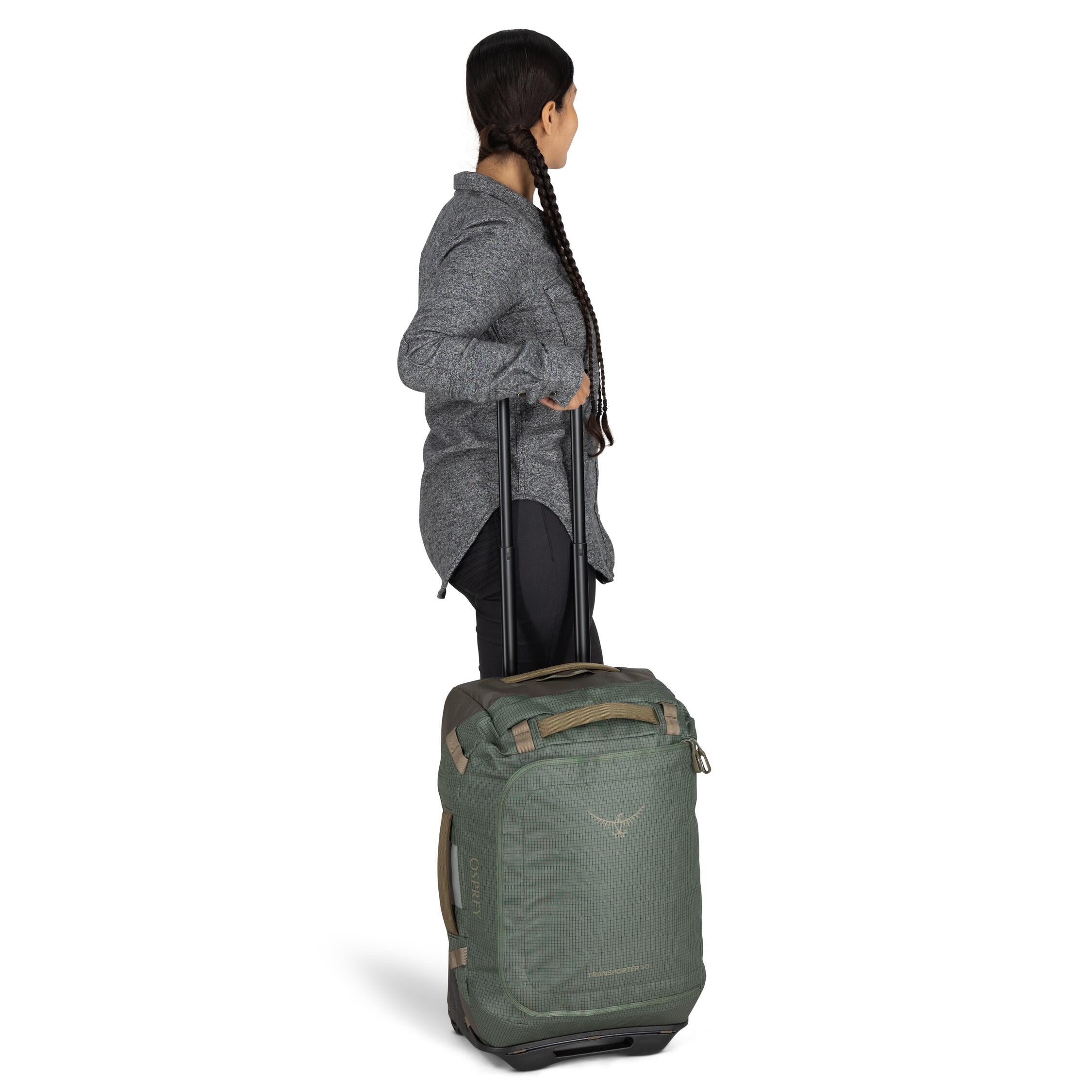 Osprey  Transporter™ Wheeled Duffel 40 - Pine Leaf/Earl Grey - Image 6
