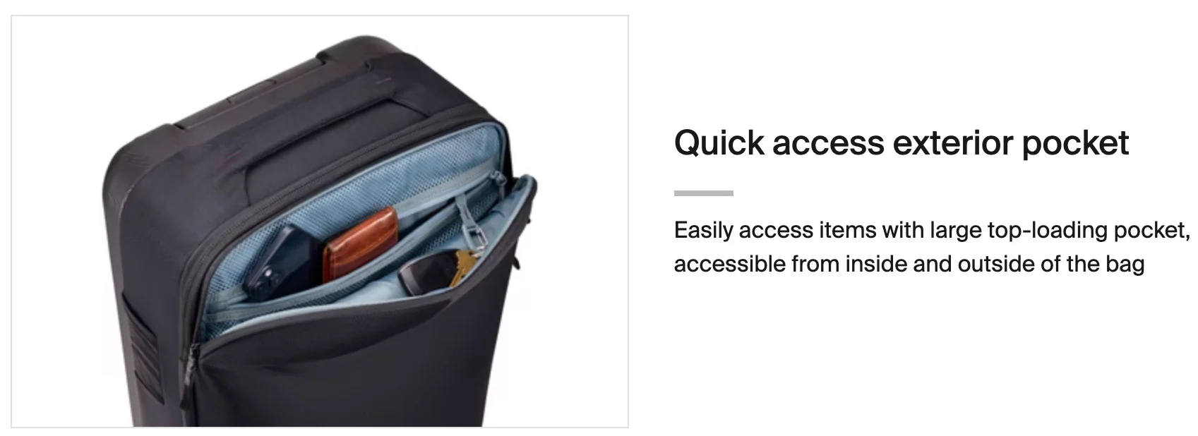 Thule Subterra 2  carry-on suitcase spinner 55cm - black - Image 4