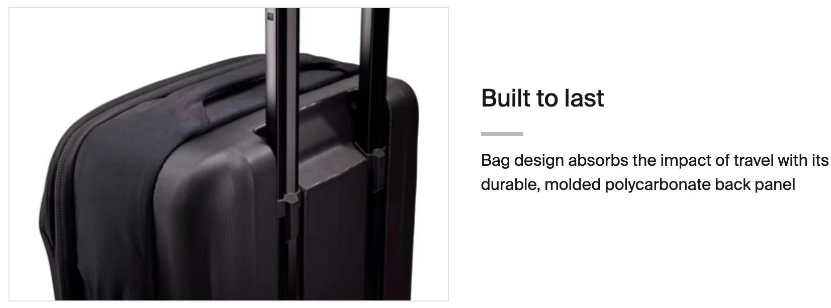 Thule Subterra 2  carry-on suitcase spinner 55cm - black - Image 6