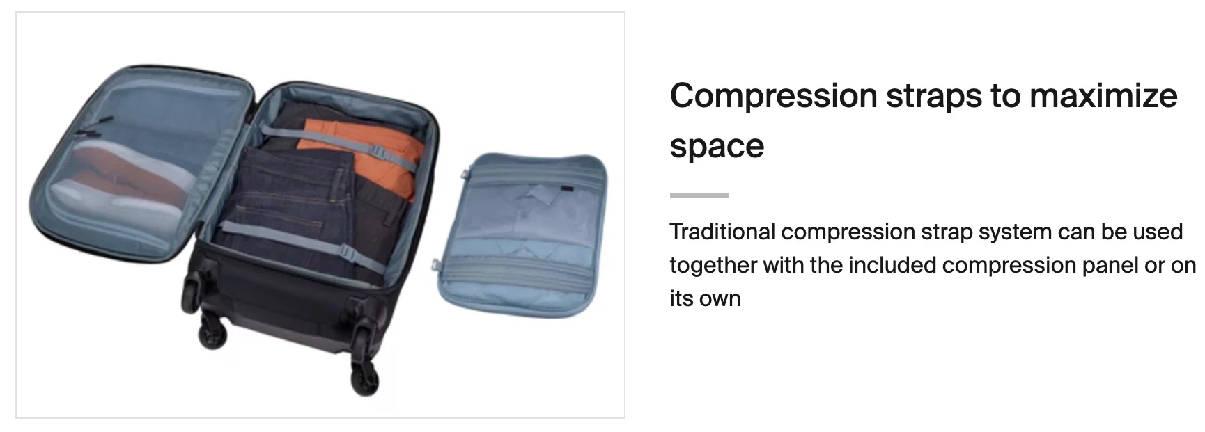 Thule Subterra 2  carry-on suitcase spinner 55cm - black - Image 7