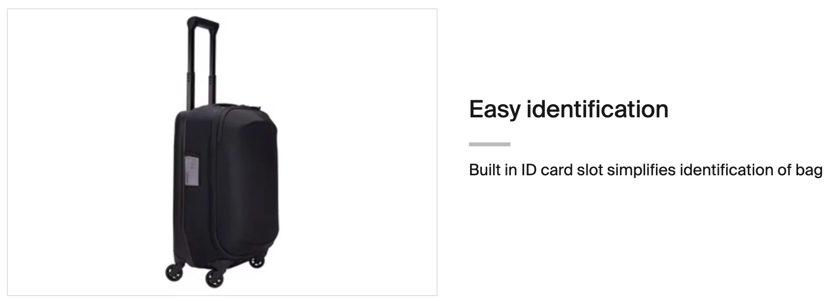 Thule Subterra 2  carry-on suitcase spinner 55cm - black - Image 8