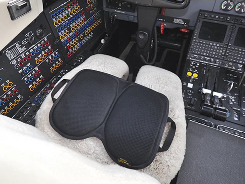 Skwoosh Confort Cushions Pilot Travel Gel Pad with Breathable Mesh - Image 3