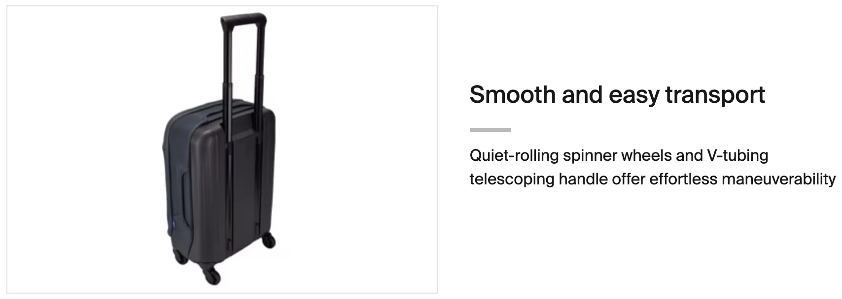 Thule Subterra 2  carry-on suitcase spinner 55cm - Dark Slate - Image 3