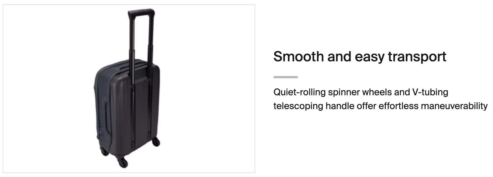 Thule Subterra 2  carry-on suitcase spinner 55cm - Dark Slate - Image 5